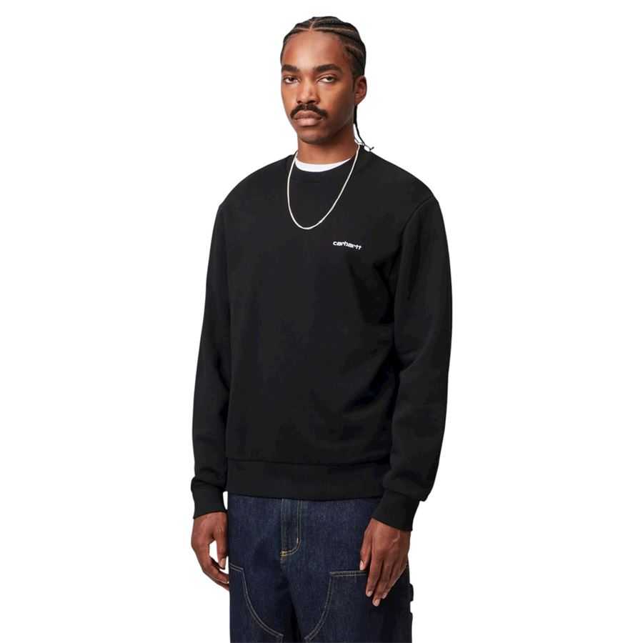 Script Embroidery Sweatshirt felpa da uomo Carhartt WIP | I0344960D2XX